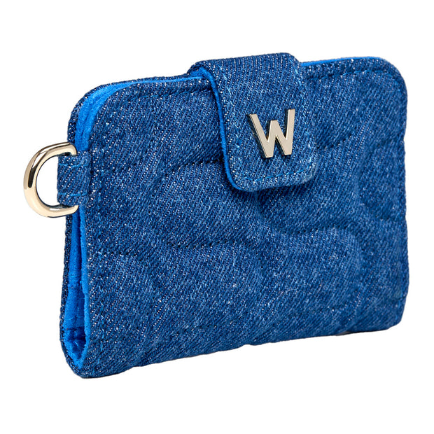 Wolf Mimi Swirl Card Case Denim