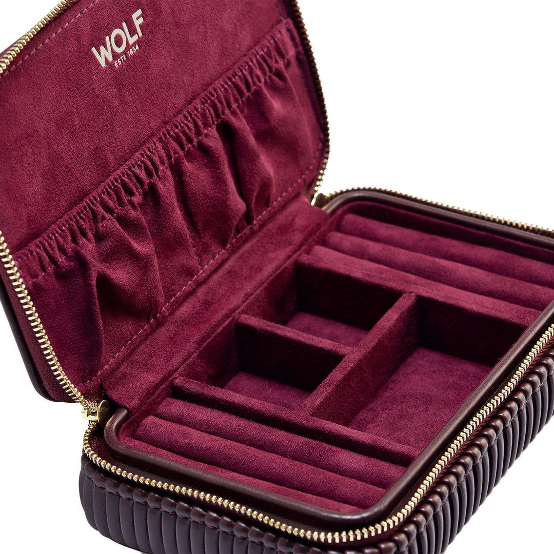 Wolf Bella Travel Zip Case Bordeaux