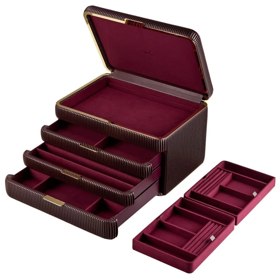 Bella Armoire Jewellery Box Bordeaux