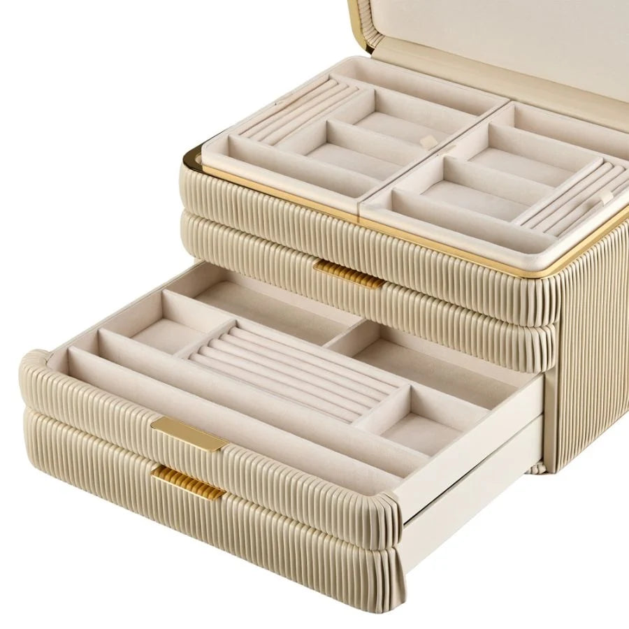Bella Armoire Jewellery Box Bone