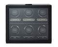 British Racing 6 Piece Watch Winder Black