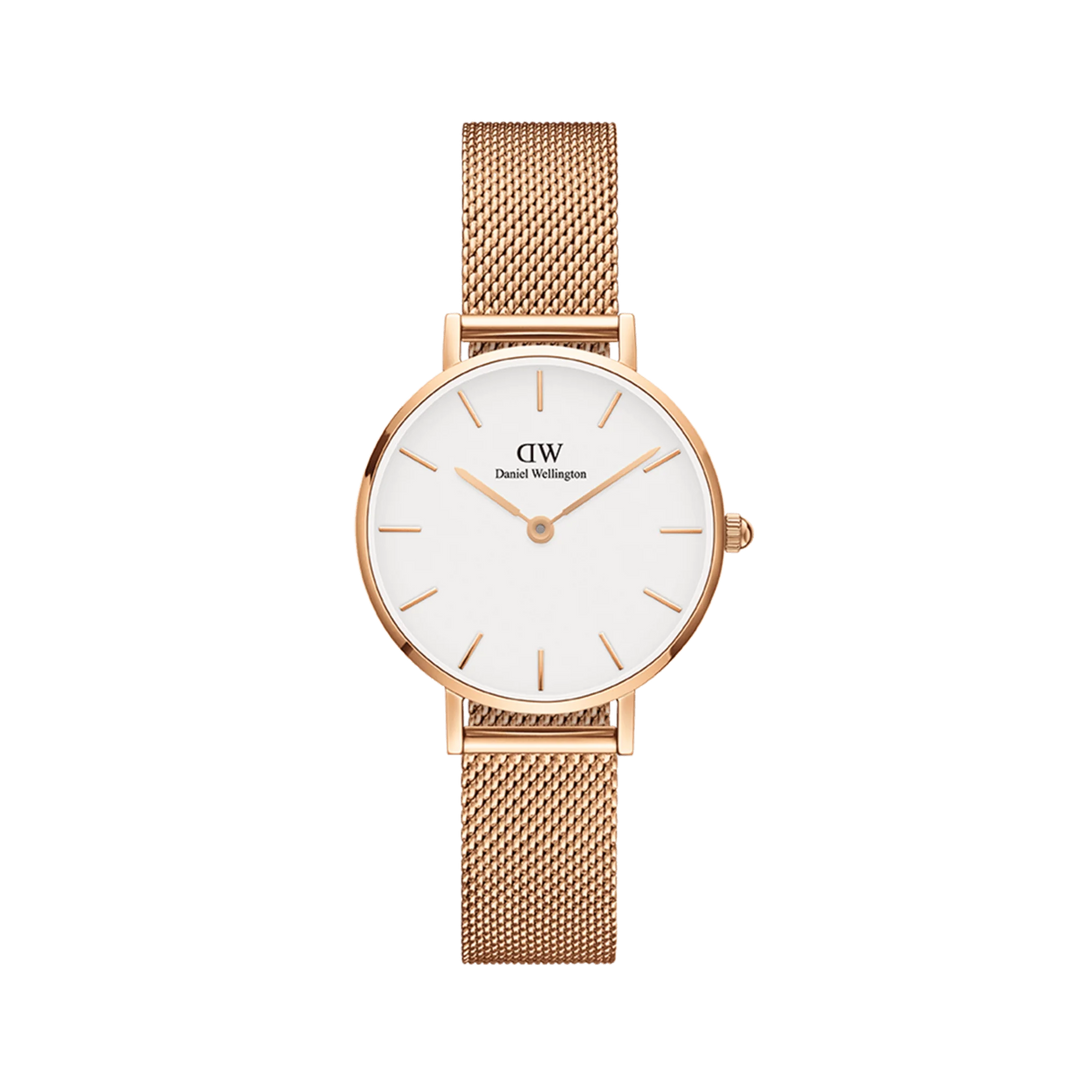 Petite 28 Melrose Rose Gold & White Watch