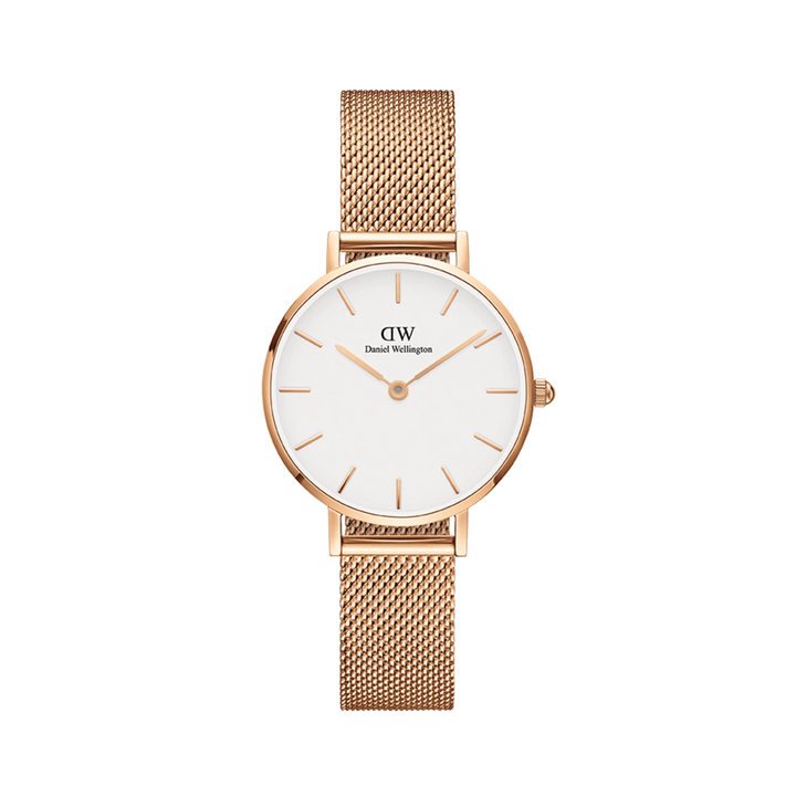 Petite 28 Melrose Rose Gold & White Watch
