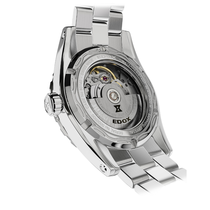 Edox Grand Ocean Automatic Blue Dial 40mm Watch