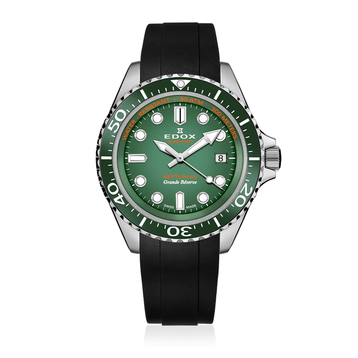 Edox Neptunian Grande Réserve Date Automatic Green