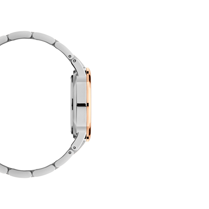 Daniel Wellington Iconic Link Lumine 32 Rose Gold & Silver White Watch