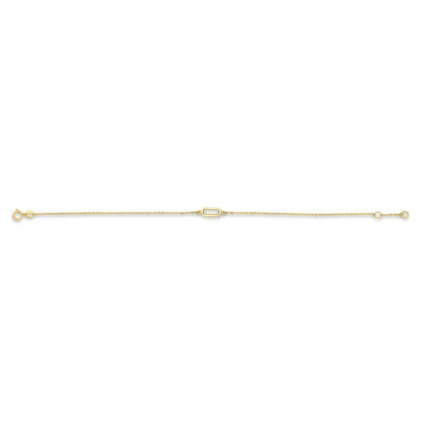 9K Yellow Gold Mop Bracelet 17-19cm | The Jewellery Boutique