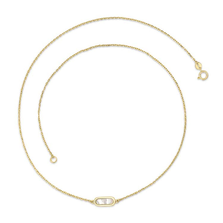 9K Yellow Gold Mop Necklace 45cm | The Jewellery Boutique