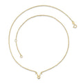 9K Yellow Gold Taurus Zodiac Necklace 40-45cm | The Jewellery Boutique
