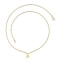 9K Yellow Gold Gemini Zodiac Necklace 40-45cm | The Jewellery Boutique