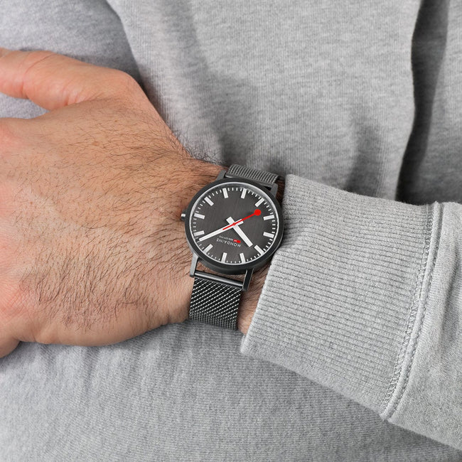 Mondaine Classic Mesh Grey 40mm - A660.30360.81SBM