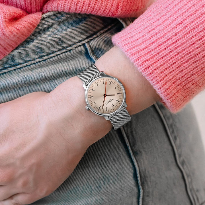 Doppio Rose Stainless Steel 33mm Watch