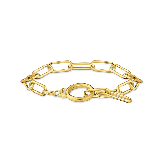 THOMAS SABO Golden Link Zirconia Bracelet