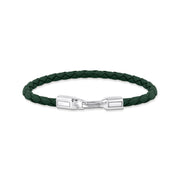 THOMAS SABO Green Leather Bracelet
