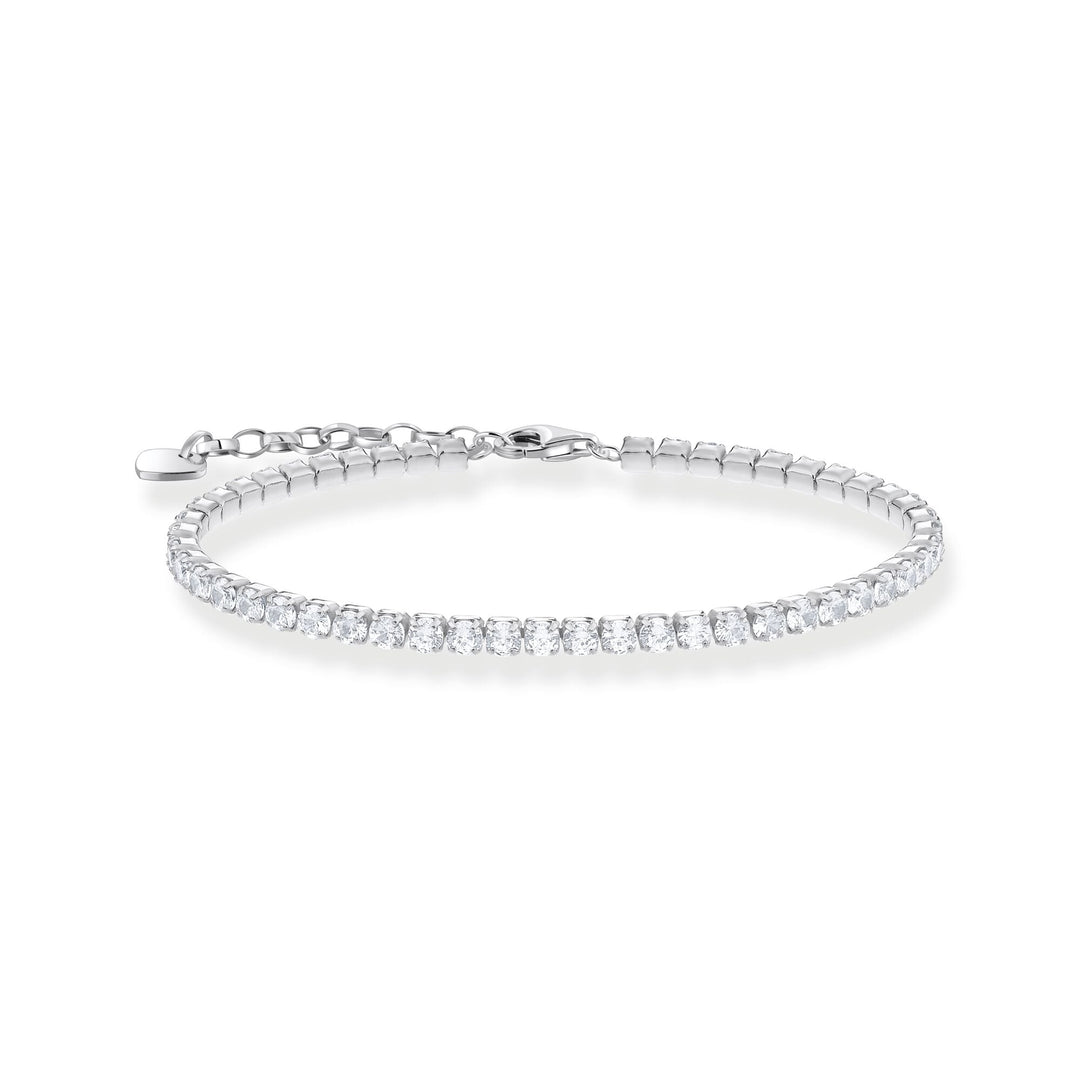 Tennis bracelet with white zirconia | The Jewellery Boutique