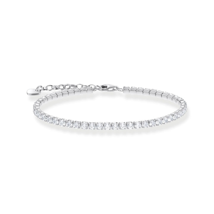 Tennis bracelet with white zirconia | The Jewellery Boutique