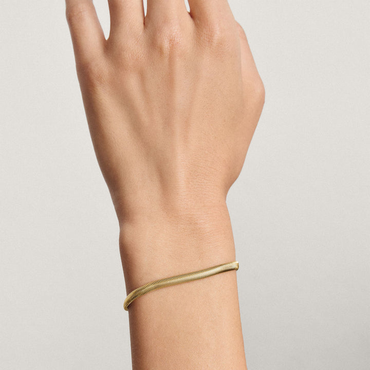 THOMAS SABO Gold-Tone Stainless Steel Snake Chain Bracelet