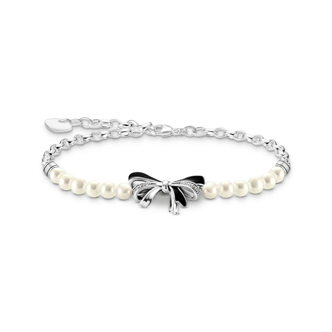 Bow bracelet with freshwater pearls Lovely Romance | The Jewellery Boutique
