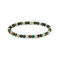 Bracelet with earth and green beads | The Jewellery Boutique Australia