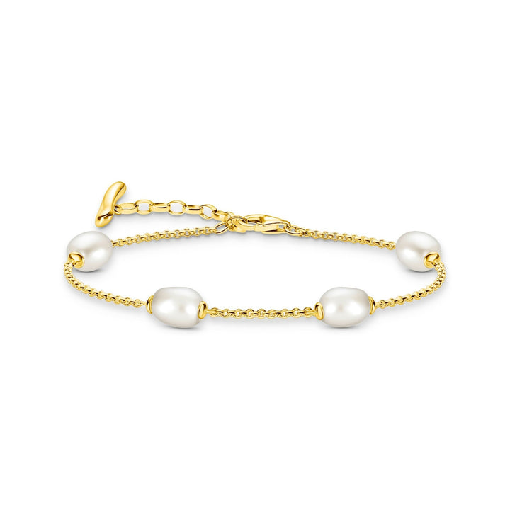 Bracelet with Freshwater Pearls in Gold |The Jewellery Boutique Australia