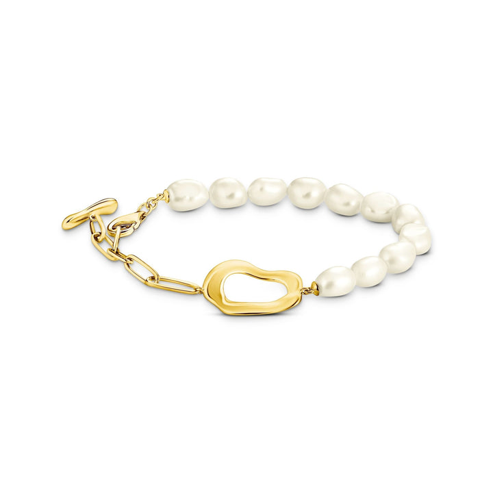 Bold Pearl Bracelet in Gold |The Jewellery Boutique Australia