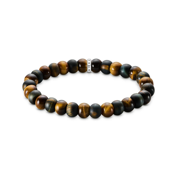 Beaded Bracelet with blue & gold tiger's eye | The Jewellery Boutique Australia