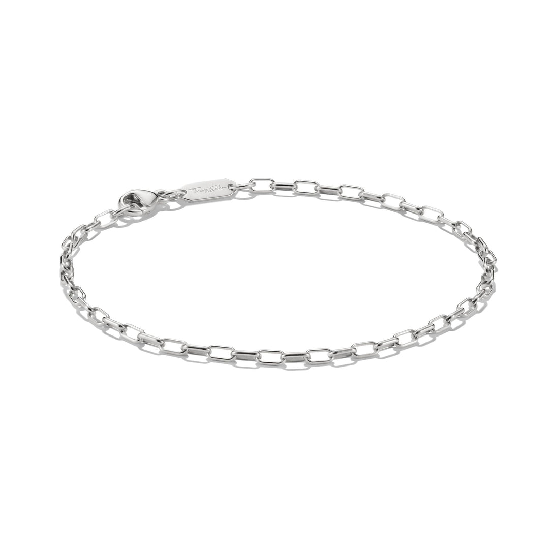 THOMAS SABO Silver-Plated Paperclip Bracelet 2.3mm