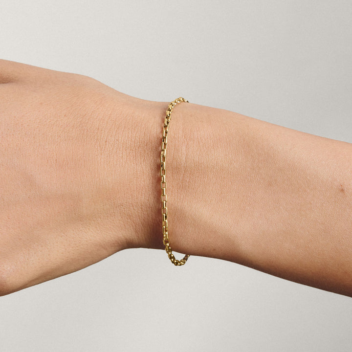 THOMAS SABO Gold-Tone Stainless Steel Paperclip Bracelet 2.3mm