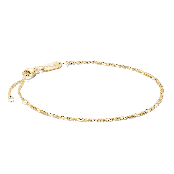 THOMAS SABO Gold-Tone Stainless Steel Figaro Bracelet 1.4mm