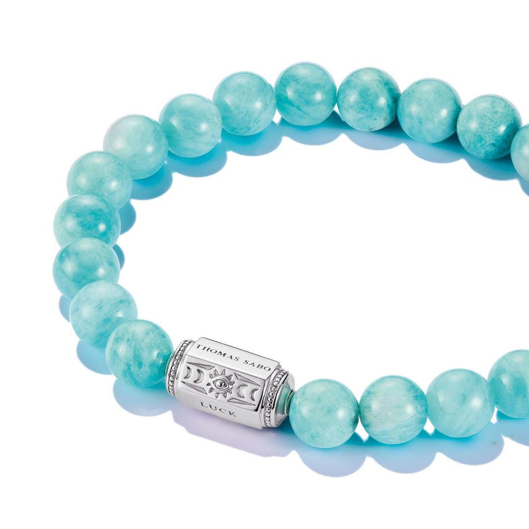 Blue Talisman Bead Bracelet