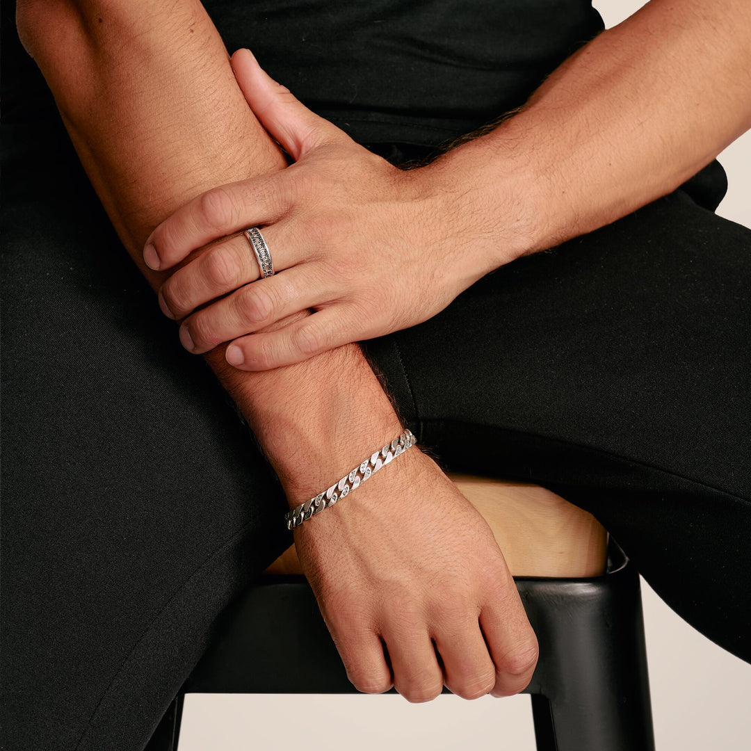 Bracelet 3D Skulls Rebel Icons