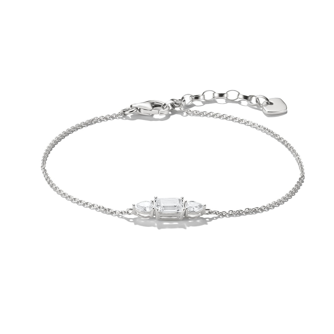 THOMAS SABO Bracelet with Sparkling Zirconia Stones Silver