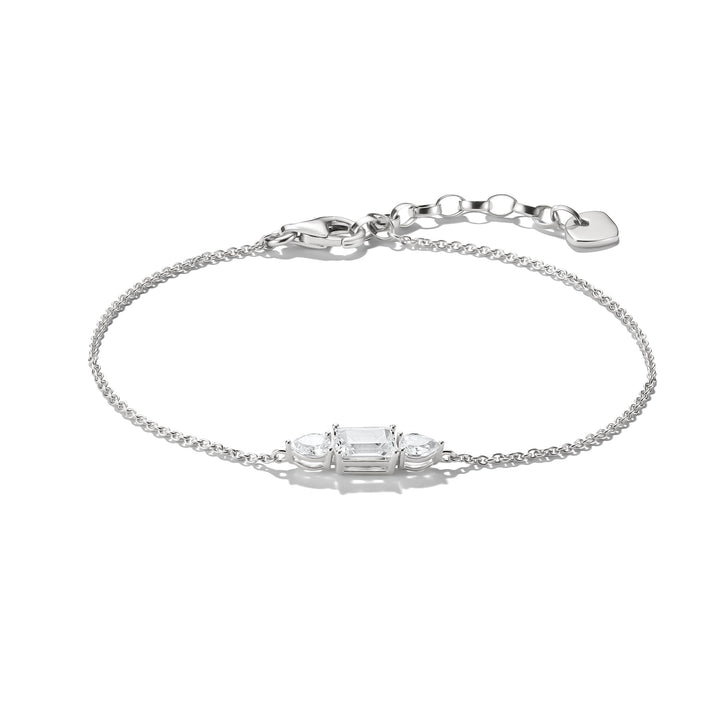 THOMAS SABO Bracelet with Sparkling Zirconia Stones Silver