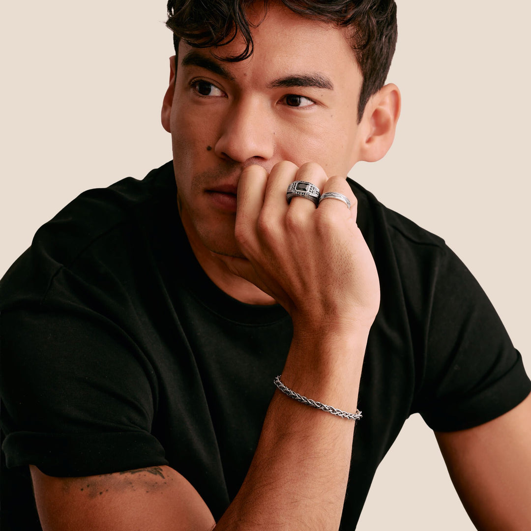 THOMAS SABO Wide Braided Bracelet Wild Horses