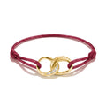 Textile bracelet Together red with zirconia | THOMAS SABO Australia