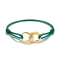 Textile bracelet Together green with zirconia | THOMAS SABO Australia