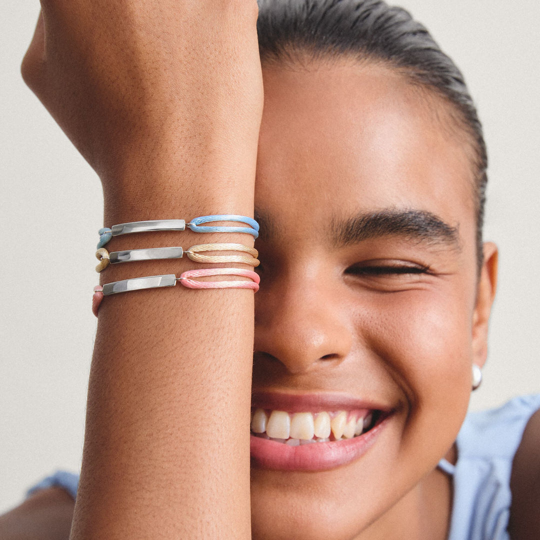 Textile bracelet pink | THOMAS SABO Australia
