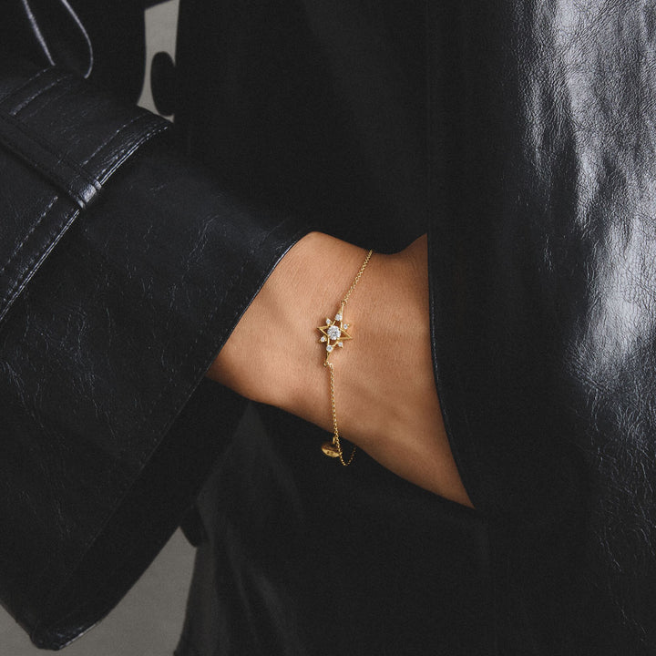 Bracelet star with zirconia | Jewellery Boutique Australia