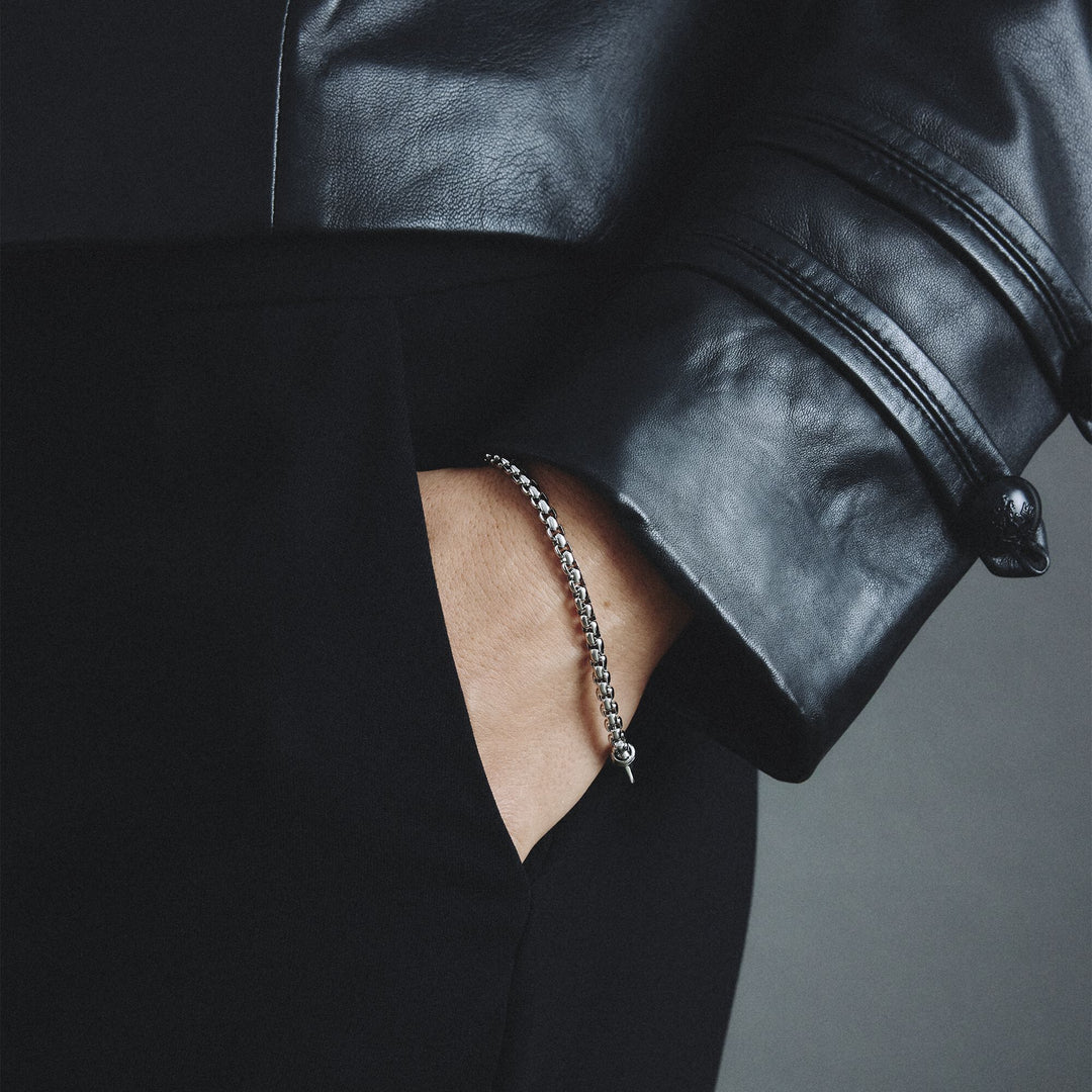 THOMAS SABO Stainless Steel Box Chain Bracelet 2.7mm
