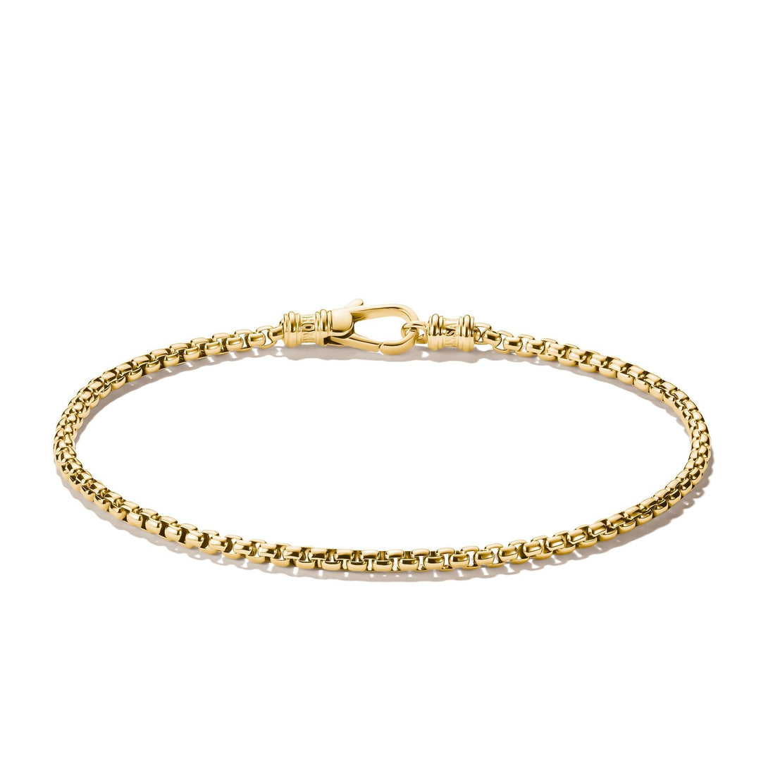 THOMAS SABO Gold-Tone Stainless Steel Box Chain Bracelet 2.7mm