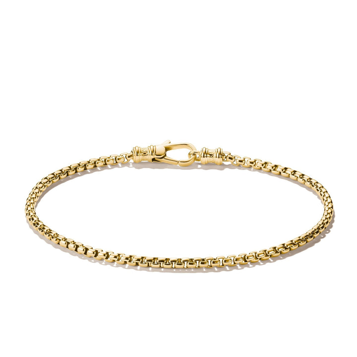 THOMAS SABO Gold-Tone Stainless Steel Box Chain Bracelet 2.7mm