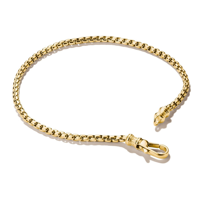 THOMAS SABO Gold-Tone Stainless Steel Box Chain Bracelet 2.7mm