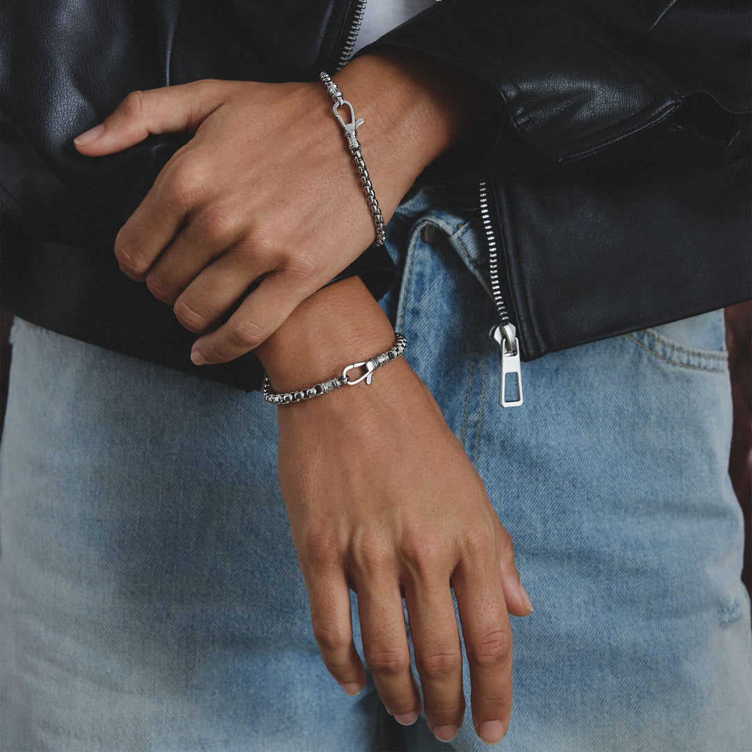 THOMAS SABO Stainless Steel Box Chain Bracelet 4mm