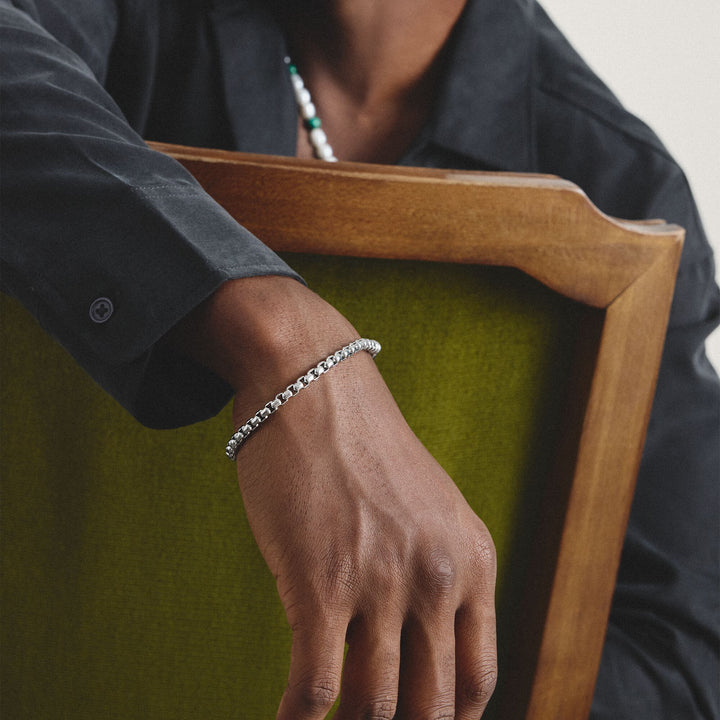 THOMAS SABO Stainless Steel Box Chain Bracelet 4mm