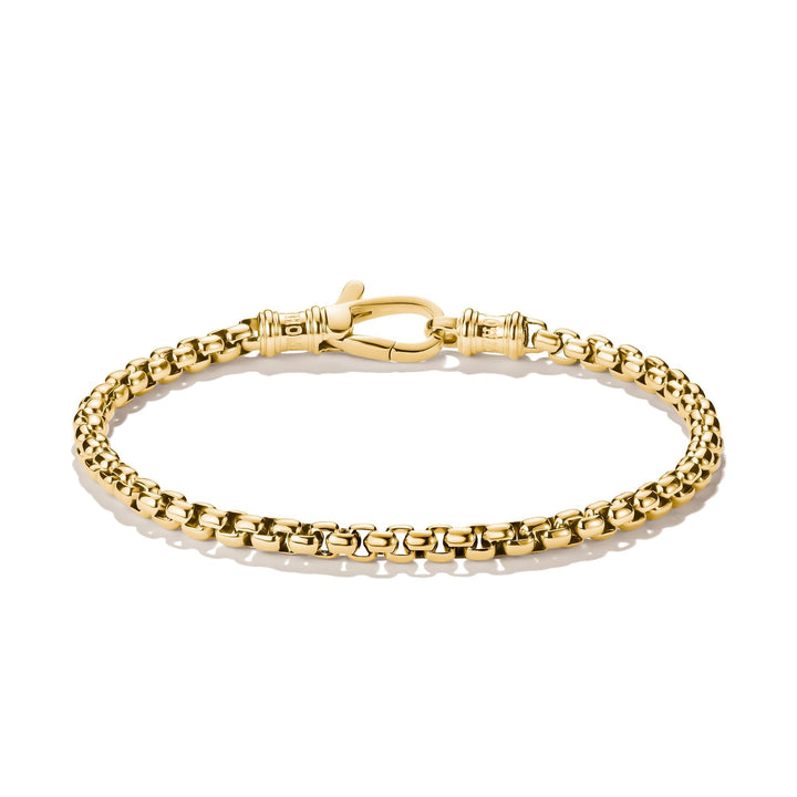 THOMAS SABO Gold-Tone Stainless Steel Box Chain Bracelet 4mm
