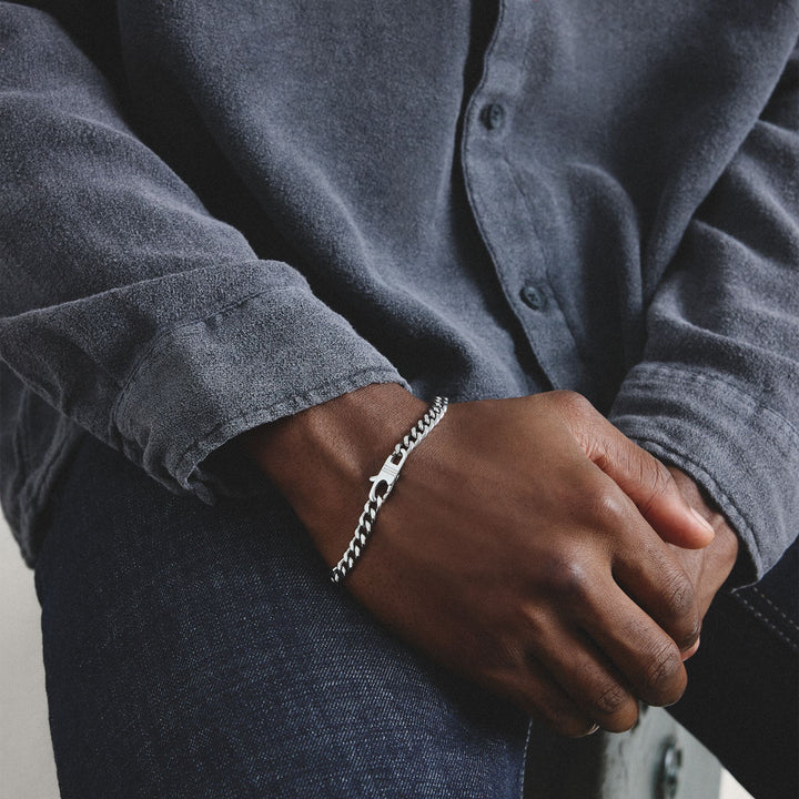 THOMAS SABO Stainless Steel Curb Chain Bracelet 7mm