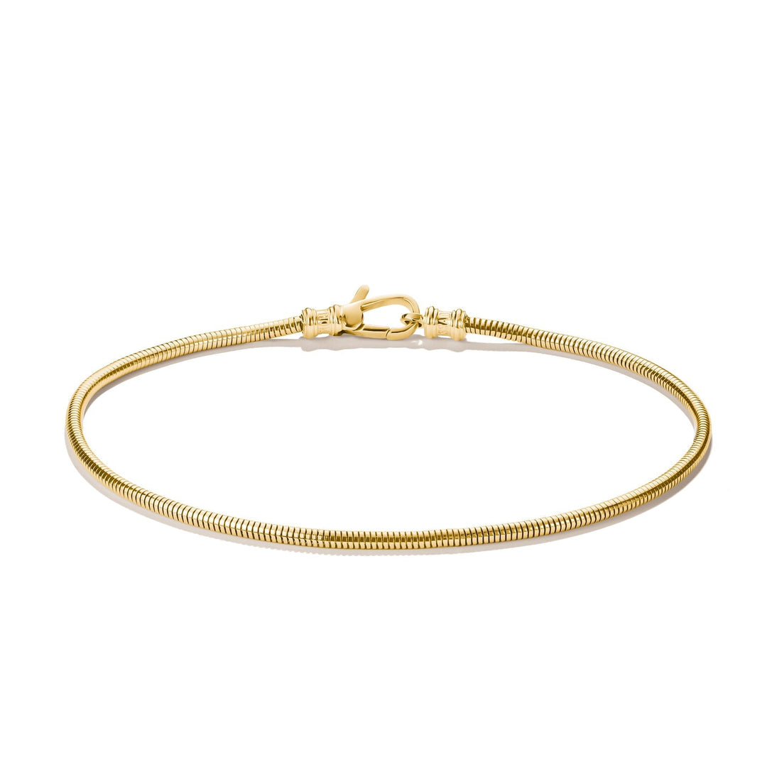 THOMAS SABO Gold-Tone Stainless Steel Snake Chain Bracelet 2mm