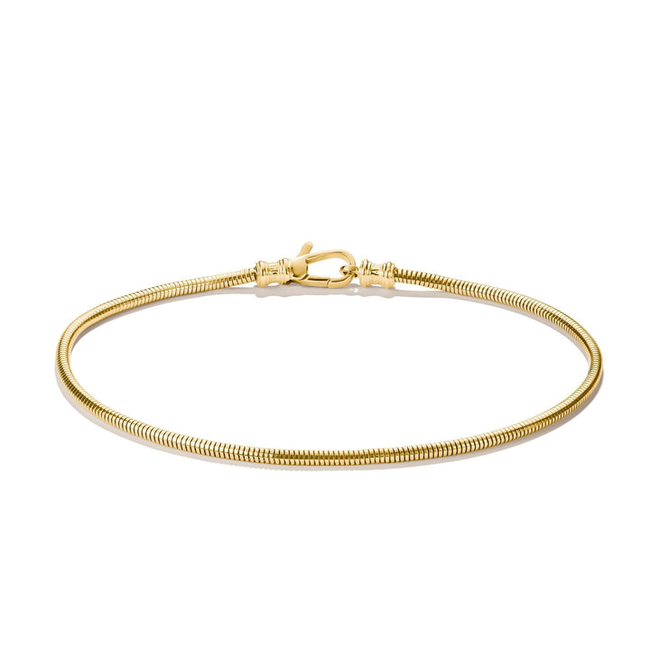 THOMAS SABO Gold-Tone Stainless Steel Snake Chain Bracelet 2mm