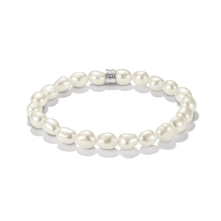 THOMAS SABO Stainless Steel Freshwater Pearl Bracelet