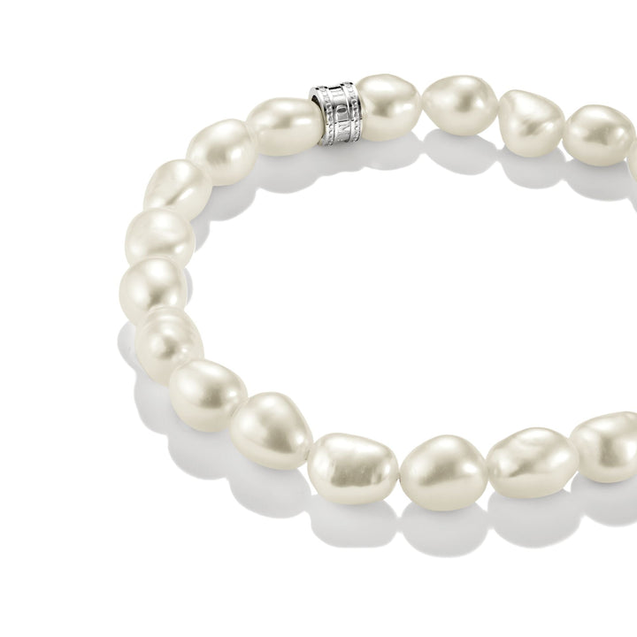 THOMAS SABO Stainless Steel Freshwater Pearl Bracelet